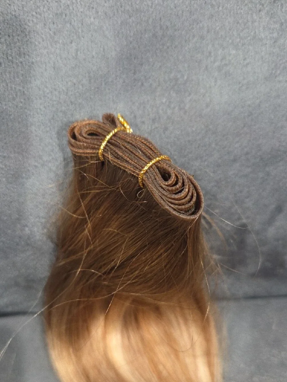 Sunny Hair Genius Weft Hair Extensions Human Hair Blonde Balayage 14